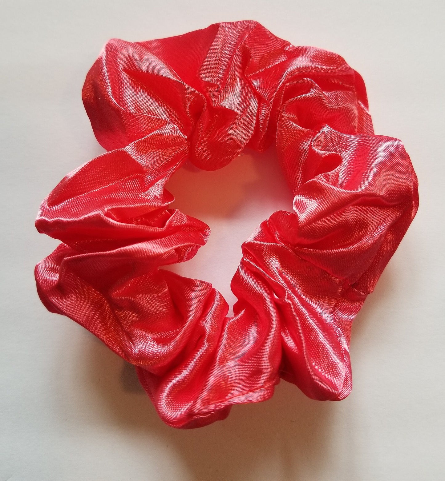 Watermelon Satin Scrunchie