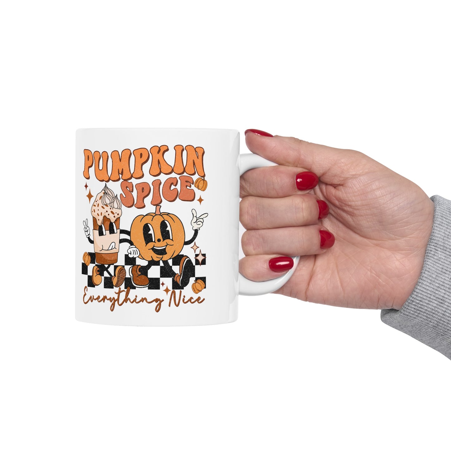 Cute Pumpkin Spice Mug, Fall Mug