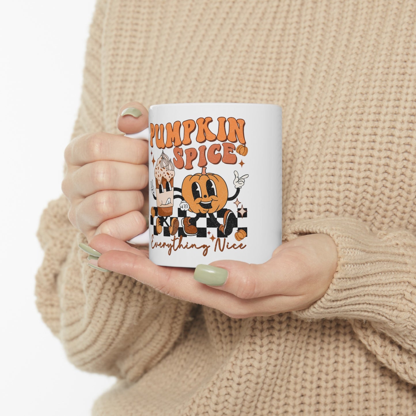 Cute Pumpkin Spice Mug, Fall Mug