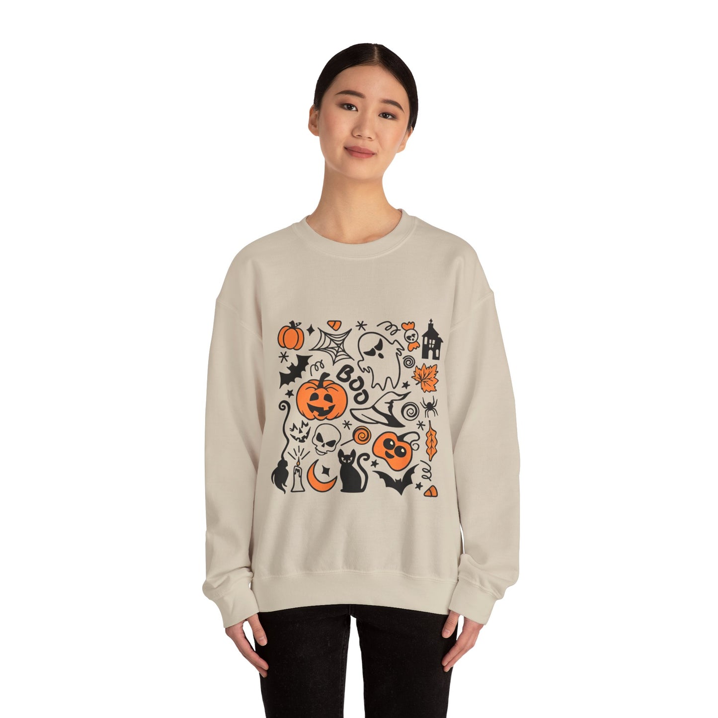 Ghosts, Ghouls, and Pumpkins sweatshirt, ghosts, pumpkins, ghouls, pumpkin spice sweatshirt, cute fall sweatshirt, pumpkin sweatshirt