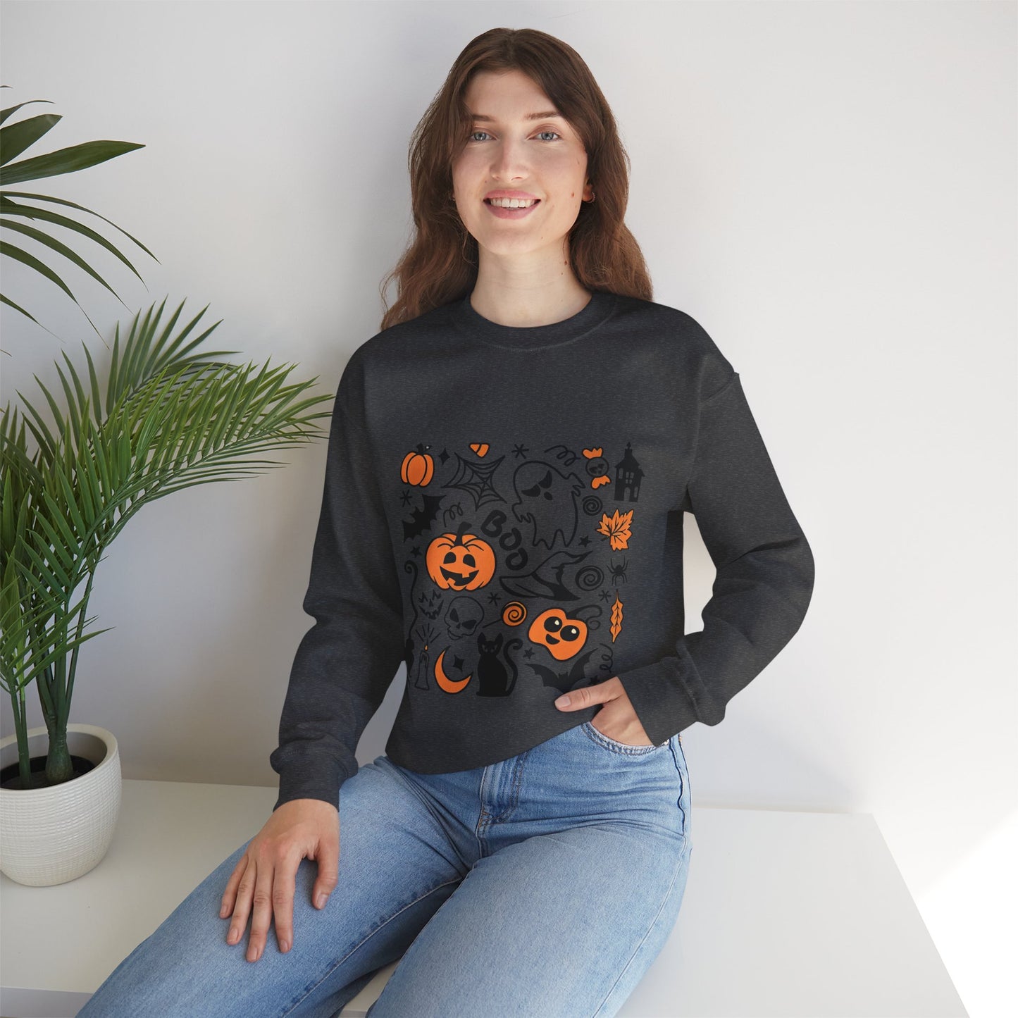 Ghosts, Ghouls, and Pumpkins sweatshirt, ghosts, pumpkins, ghouls, pumpkin spice sweatshirt, cute fall sweatshirt, pumpkin sweatshirt