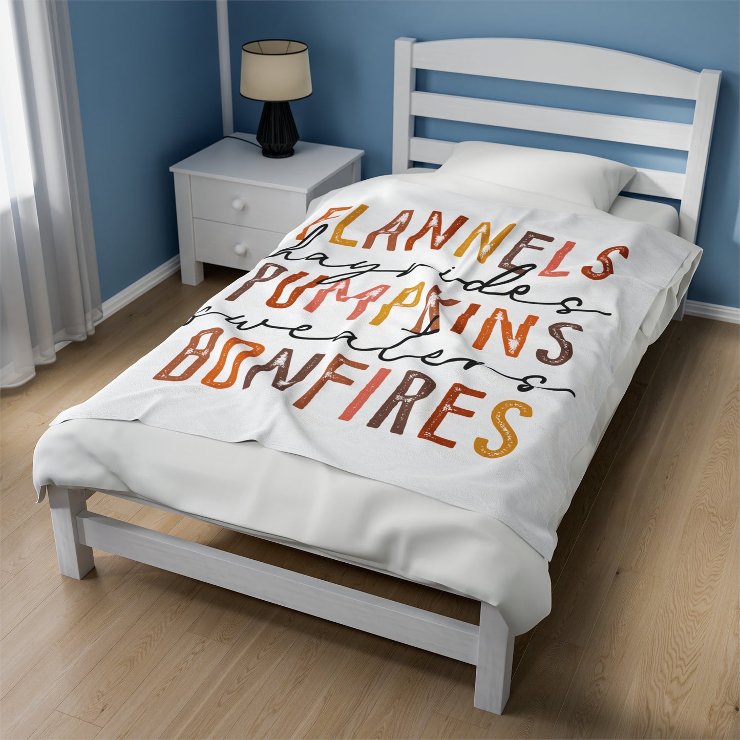 Flannels, hayrides, Pumpkins, Sweaters, Bonfires Throw Blanket, Fall Banket, Autumn Blanket, Cozy Blanket