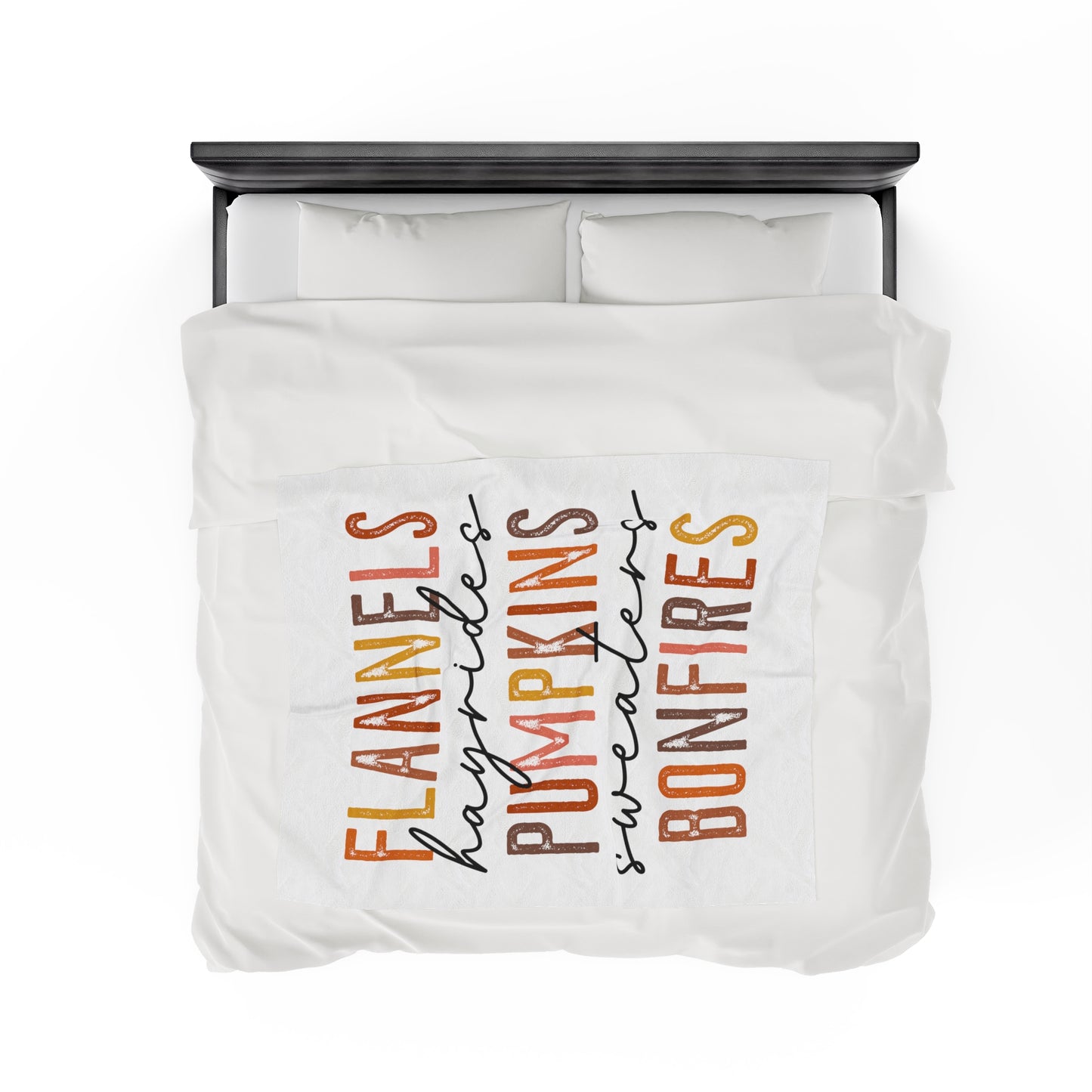 Flannels, hayrides, Pumpkins, Sweaters, Bonfires Throw Blanket, Fall Banket, Autumn Blanket, Cozy Blanket