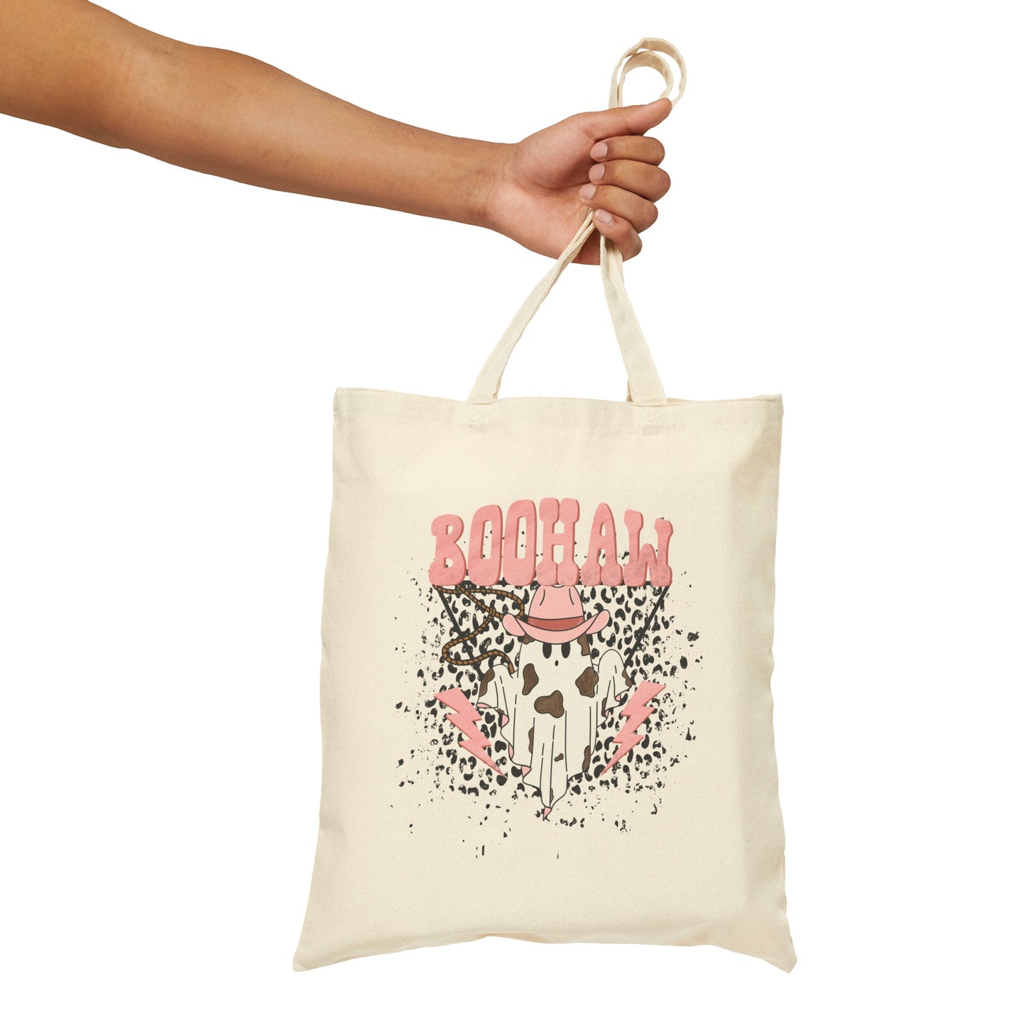 Booyah tote, Fall tote, Book Bag, Fall/Halloween Bag, Pumpkin Cotton Canvas Tote Bag, Autumn tote bag