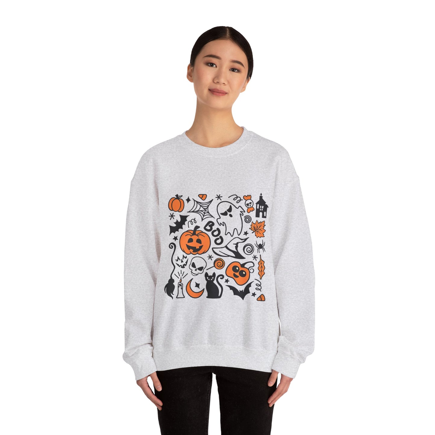 Ghosts, Ghouls, and Pumpkins sweatshirt, ghosts, pumpkins, ghouls, pumpkin spice sweatshirt, cute fall sweatshirt, pumpkin sweatshirt
