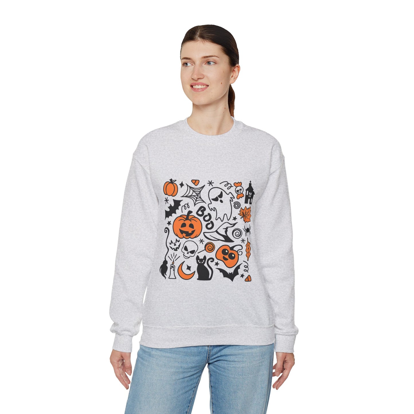 Ghosts, Ghouls, and Pumpkins sweatshirt, ghosts, pumpkins, ghouls, pumpkin spice sweatshirt, cute fall sweatshirt, pumpkin sweatshirt