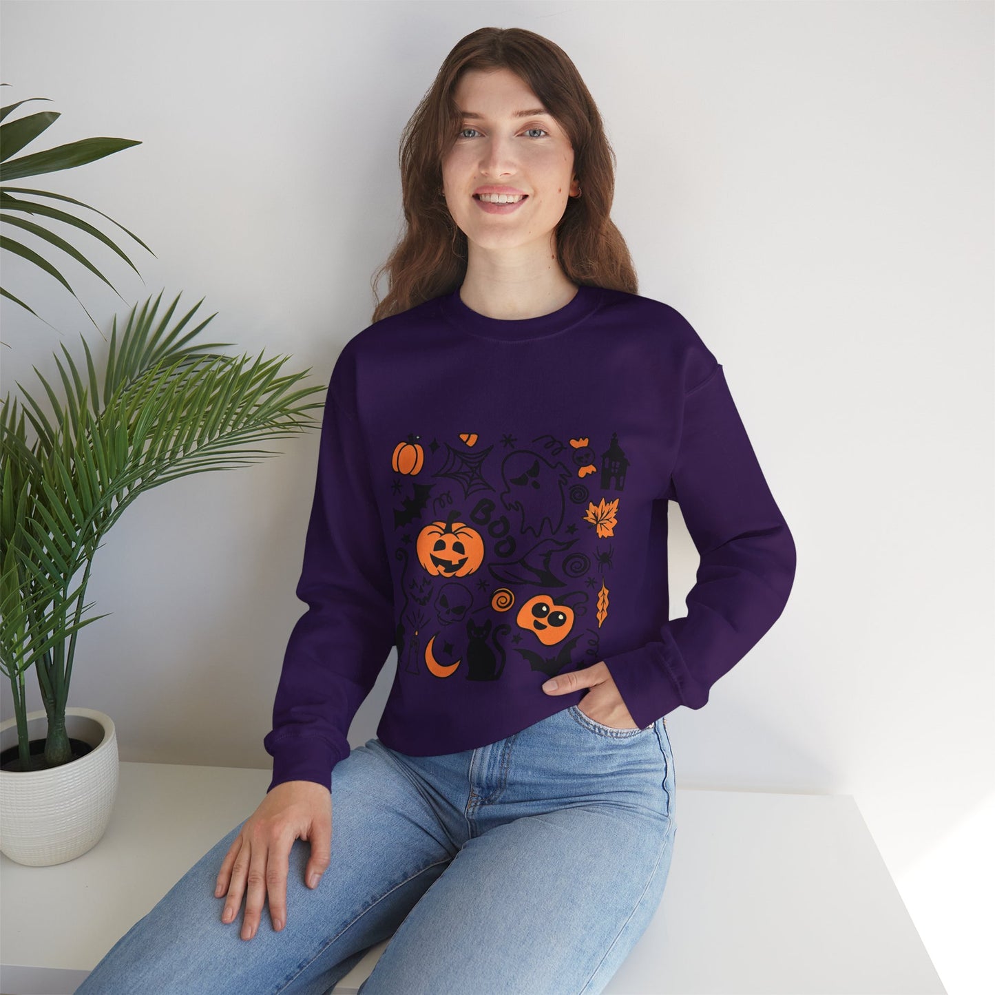 Ghosts, Ghouls, and Pumpkins sweatshirt, ghosts, pumpkins, ghouls, pumpkin spice sweatshirt, cute fall sweatshirt, pumpkin sweatshirt