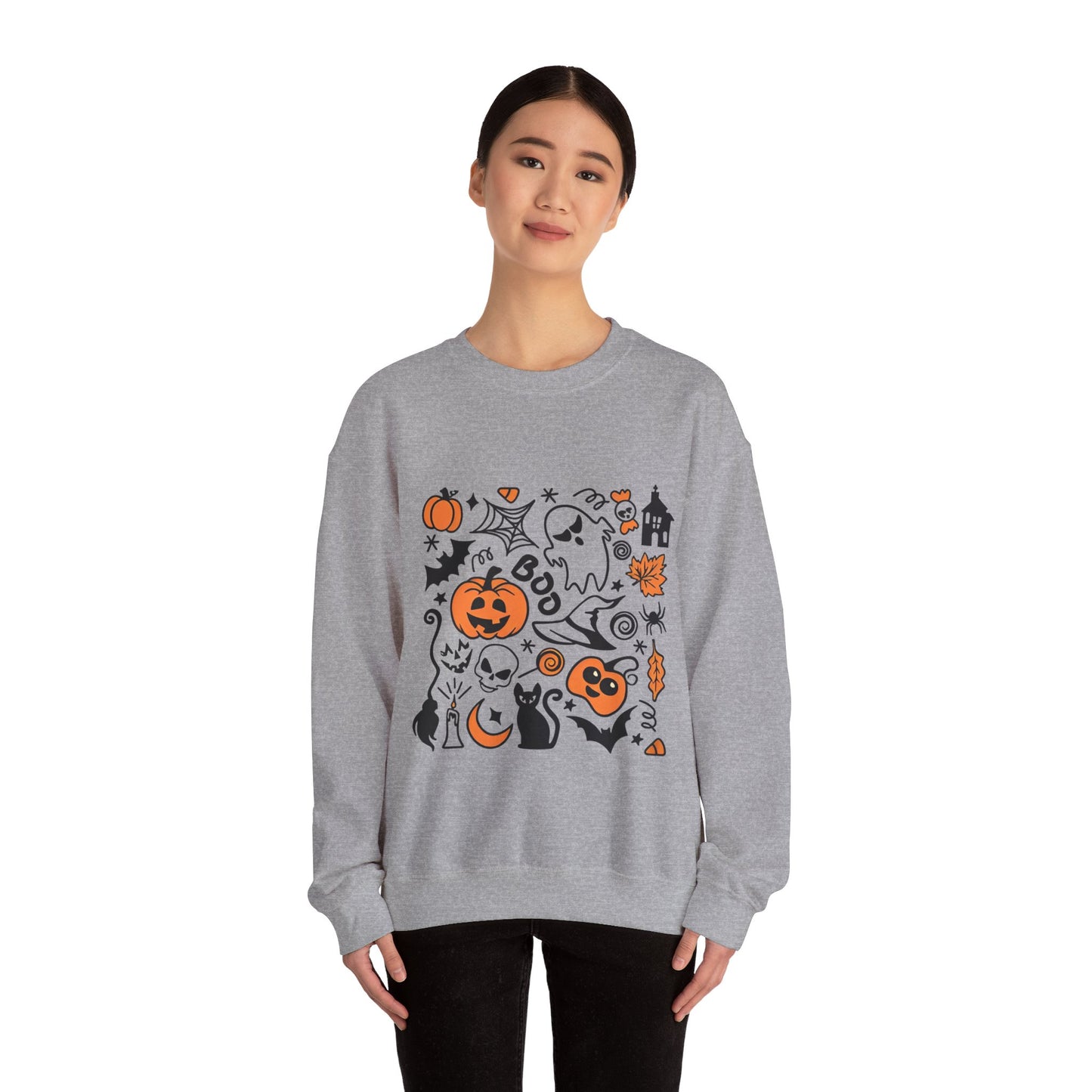 Ghosts, Ghouls, and Pumpkins sweatshirt, ghosts, pumpkins, ghouls, pumpkin spice sweatshirt, cute fall sweatshirt, pumpkin sweatshirt