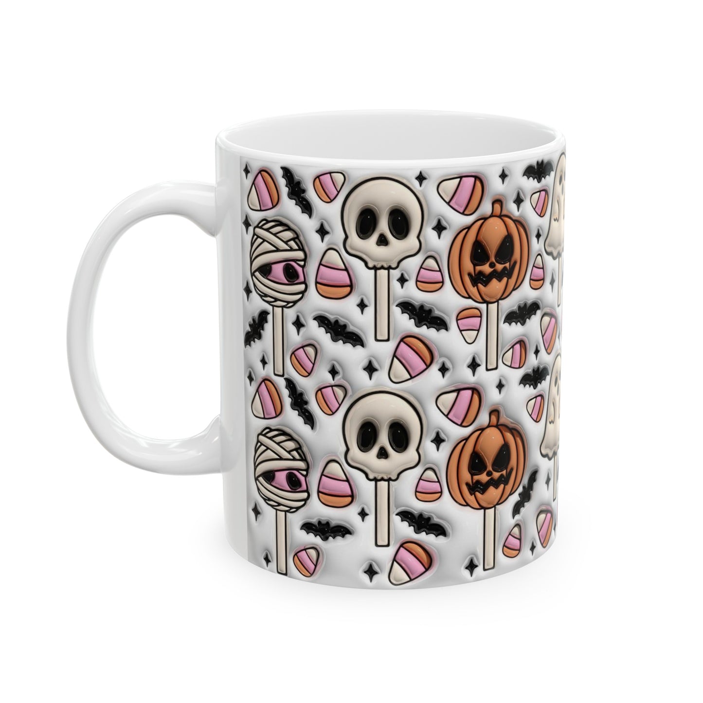 Ghosts and Pumpkins Mug, Fall Mug, Autumn Mug