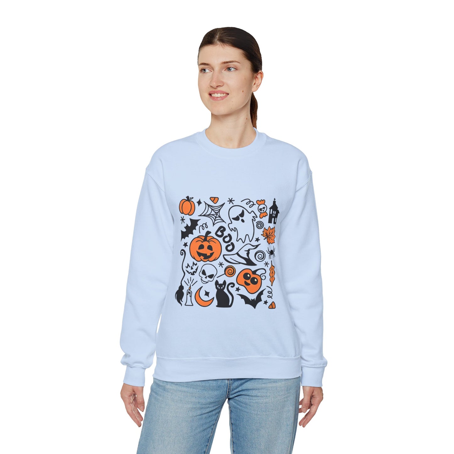 Ghosts, Ghouls, and Pumpkins sweatshirt, ghosts, pumpkins, ghouls, pumpkin spice sweatshirt, cute fall sweatshirt, pumpkin sweatshirt