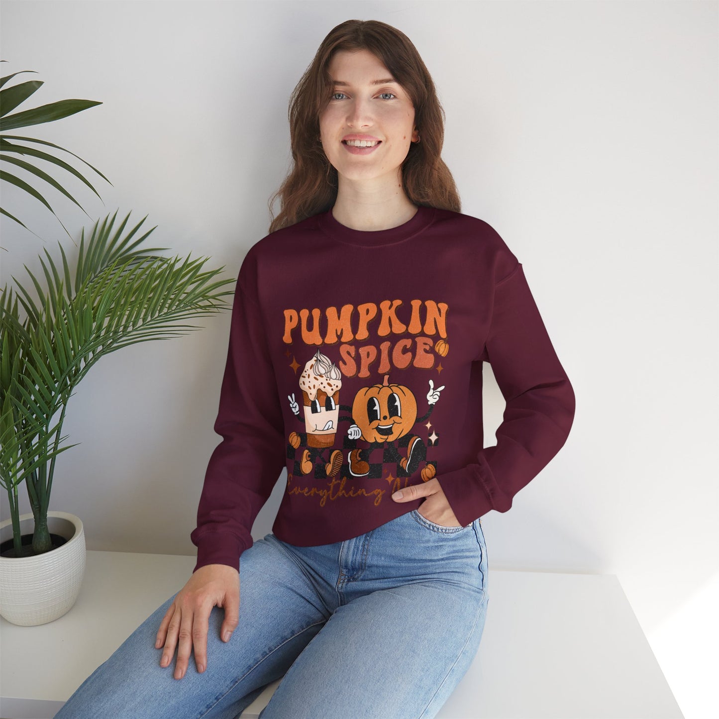Pumpkin Spice sweatshirt, pumpkin spice, pumpkin spice sweatshirt, cute fall sweatshirt, pumpkin sweatshirt, Thanksgiving sweatshirt
