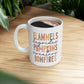 Flannels, hayrides, Pumpkins, Sweaters, Bonfires Mug, Fall Mug