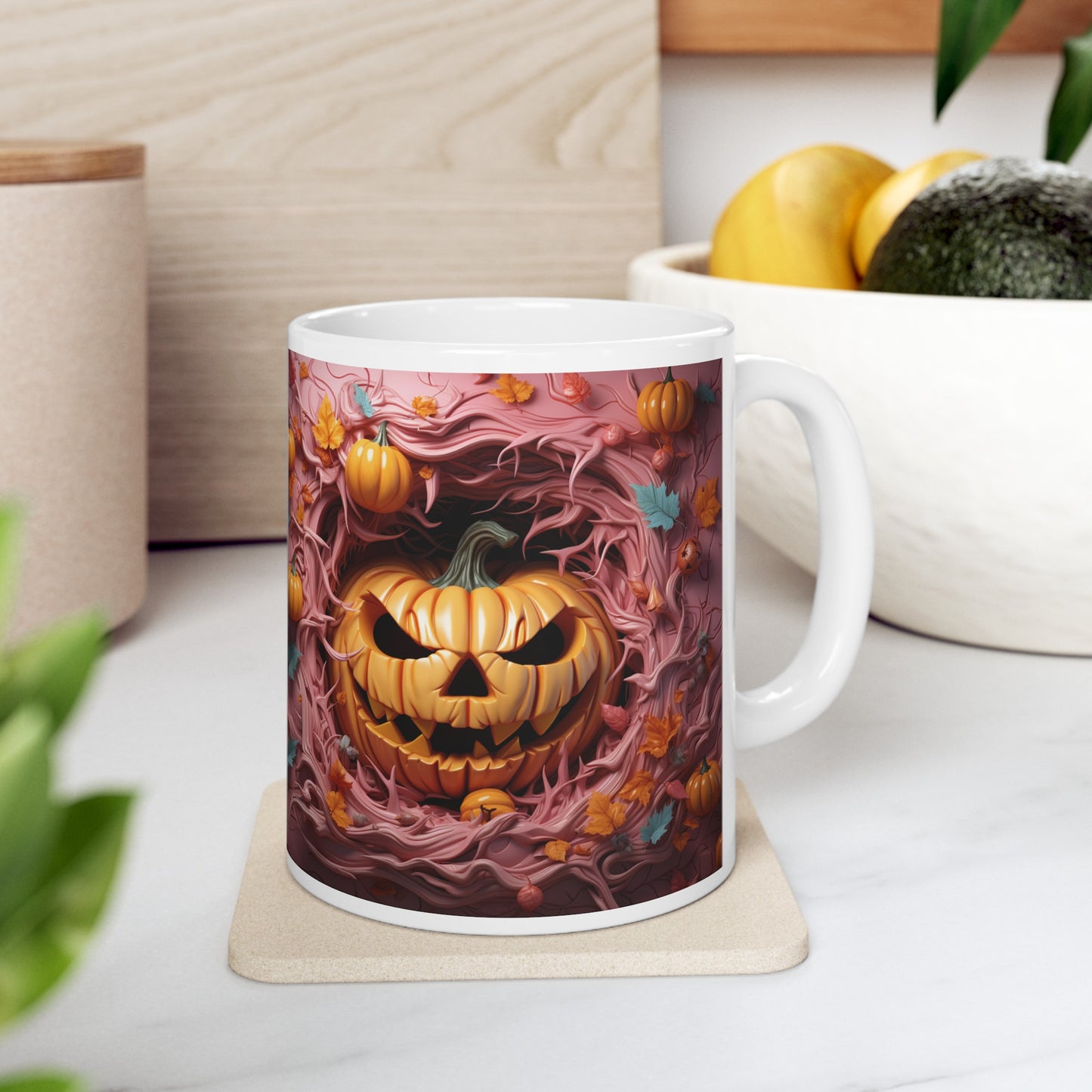 Pumpkin Mug, Fall Mug, Autumn Mug