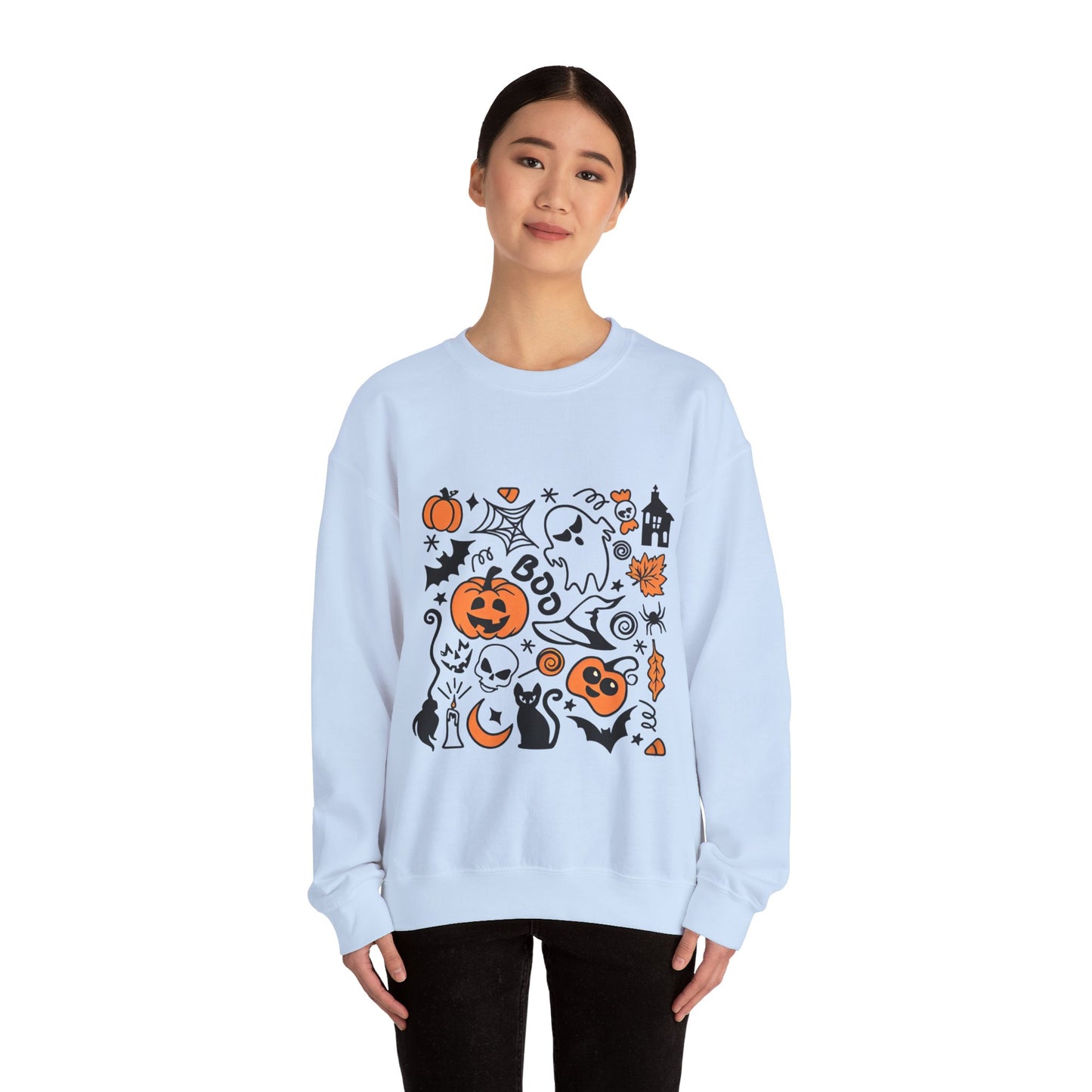 Ghosts, Ghouls, and Pumpkins sweatshirt, ghosts, pumpkins, ghouls, pumpkin spice sweatshirt, cute fall sweatshirt, pumpkin sweatshirt