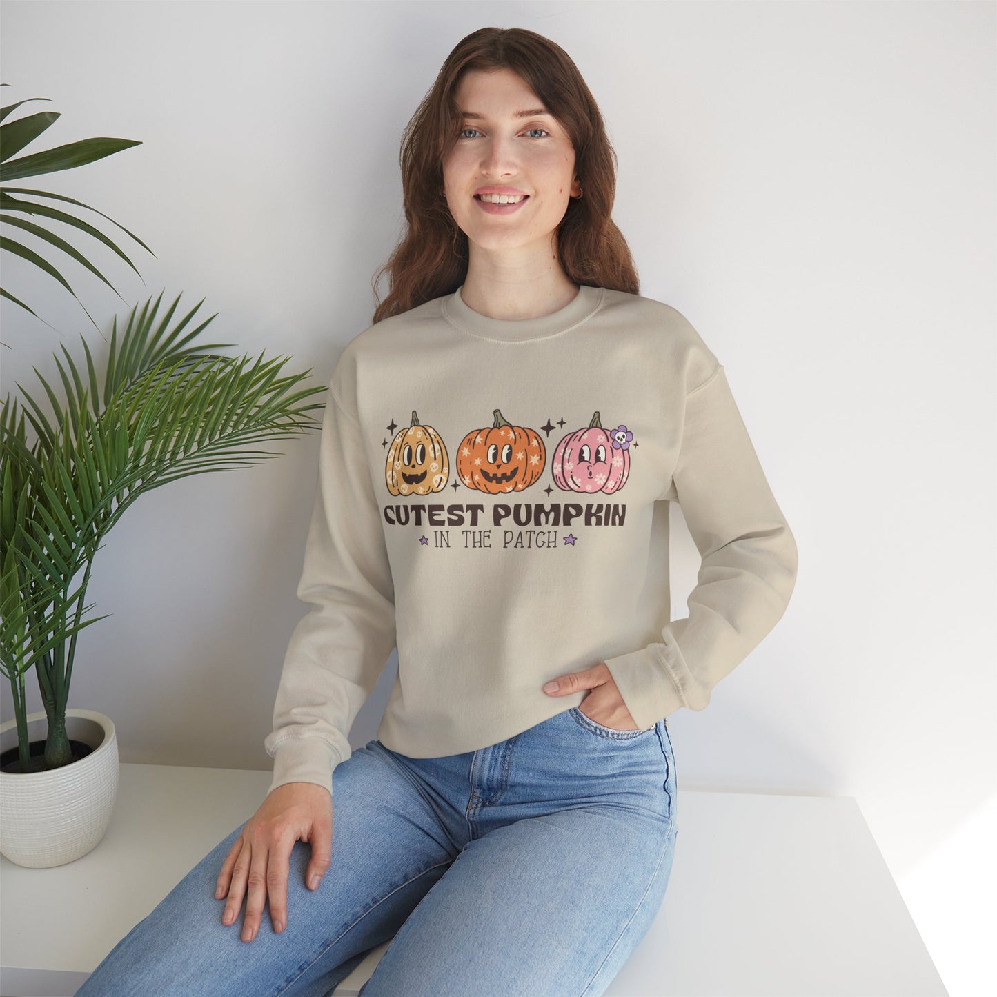 Cutest pumpkin, pumpkin sweatshirt, cute fall sweatshirt, pumpkin sweatshirt, Halloween, cute