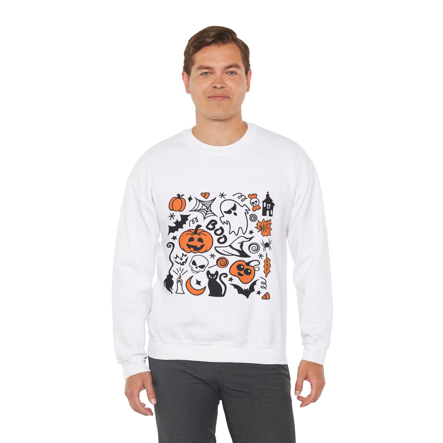 Ghosts, Ghouls, and Pumpkins sweatshirt, ghosts, pumpkins, ghouls, pumpkin spice sweatshirt, cute fall sweatshirt, pumpkin sweatshirt