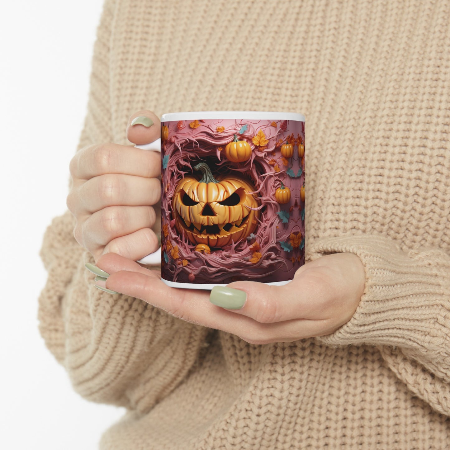 Pumpkin Mug, Fall Mug, Autumn Mug