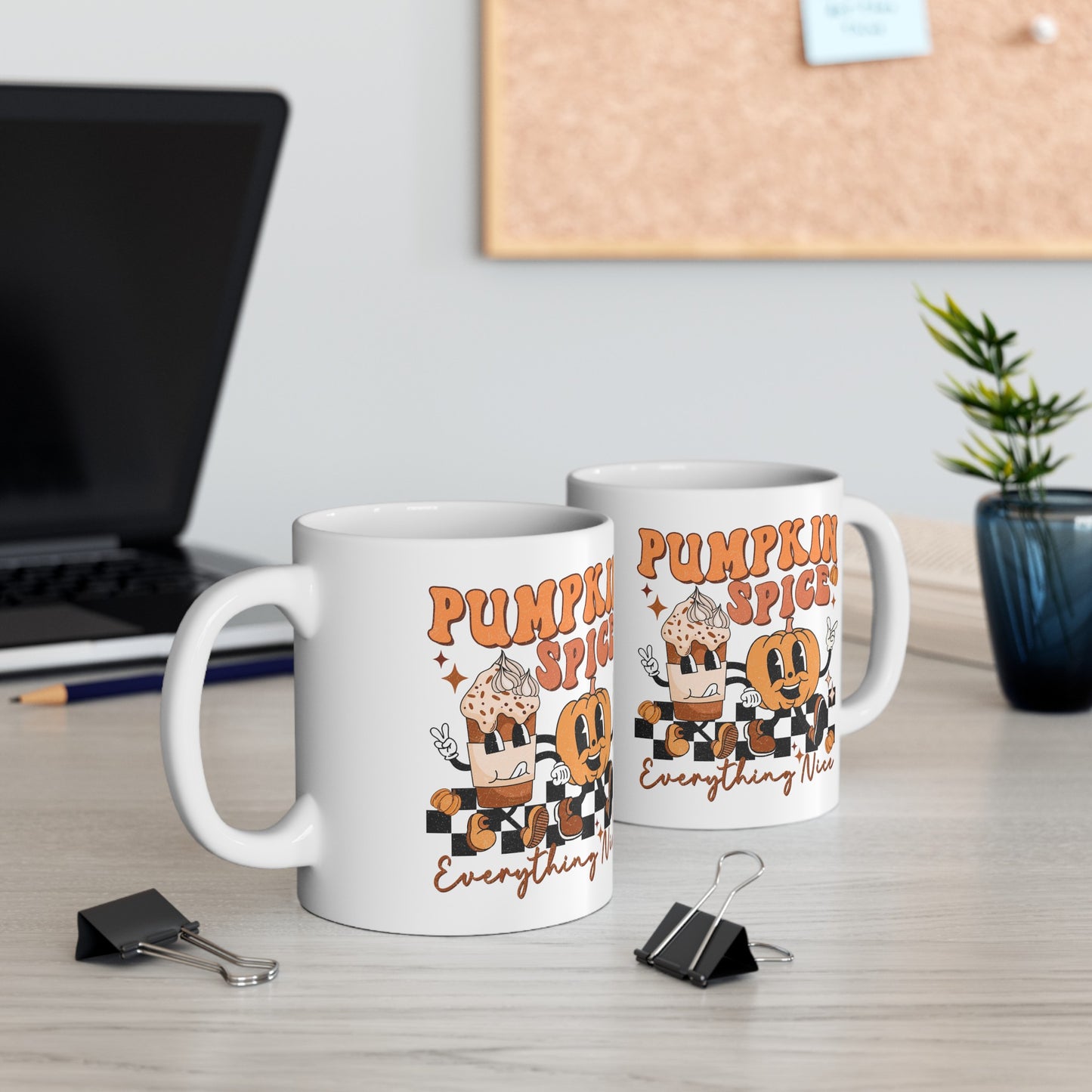 Cute Pumpkin Spice Mug, Fall Mug