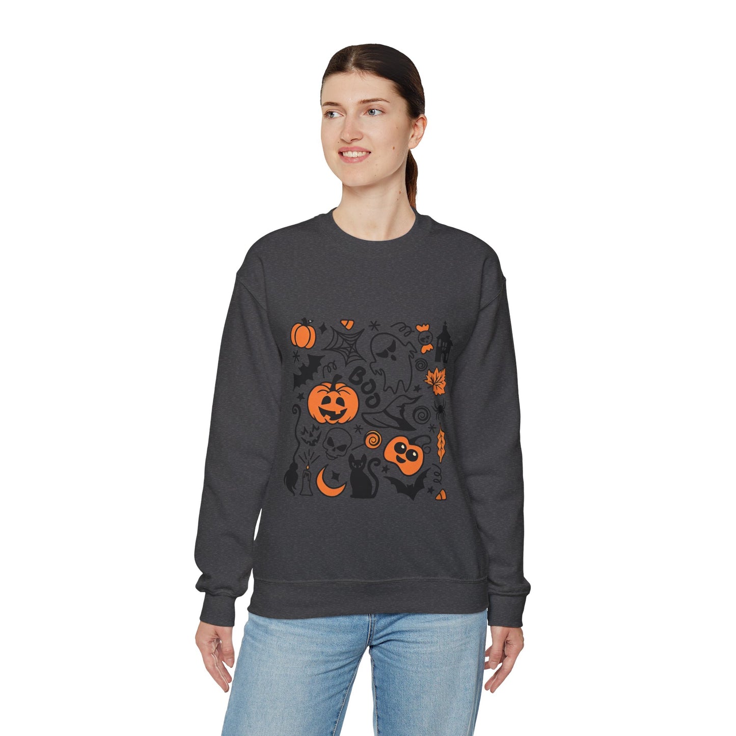 Ghosts, Ghouls, and Pumpkins sweatshirt, ghosts, pumpkins, ghouls, pumpkin spice sweatshirt, cute fall sweatshirt, pumpkin sweatshirt