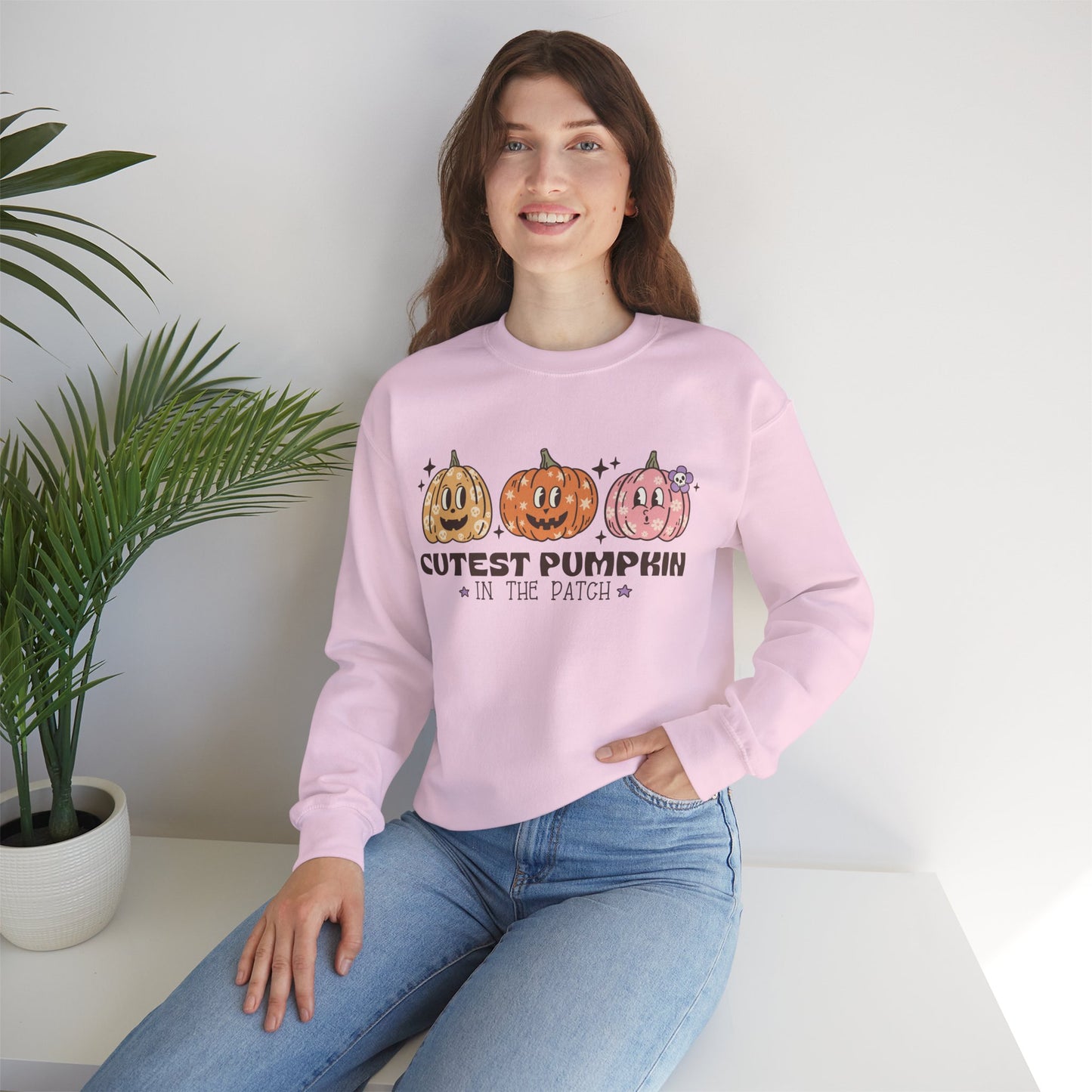 Cutest pumpkin, pumpkin sweatshirt, cute fall sweatshirt, pumpkin sweatshirt, Halloween, cute