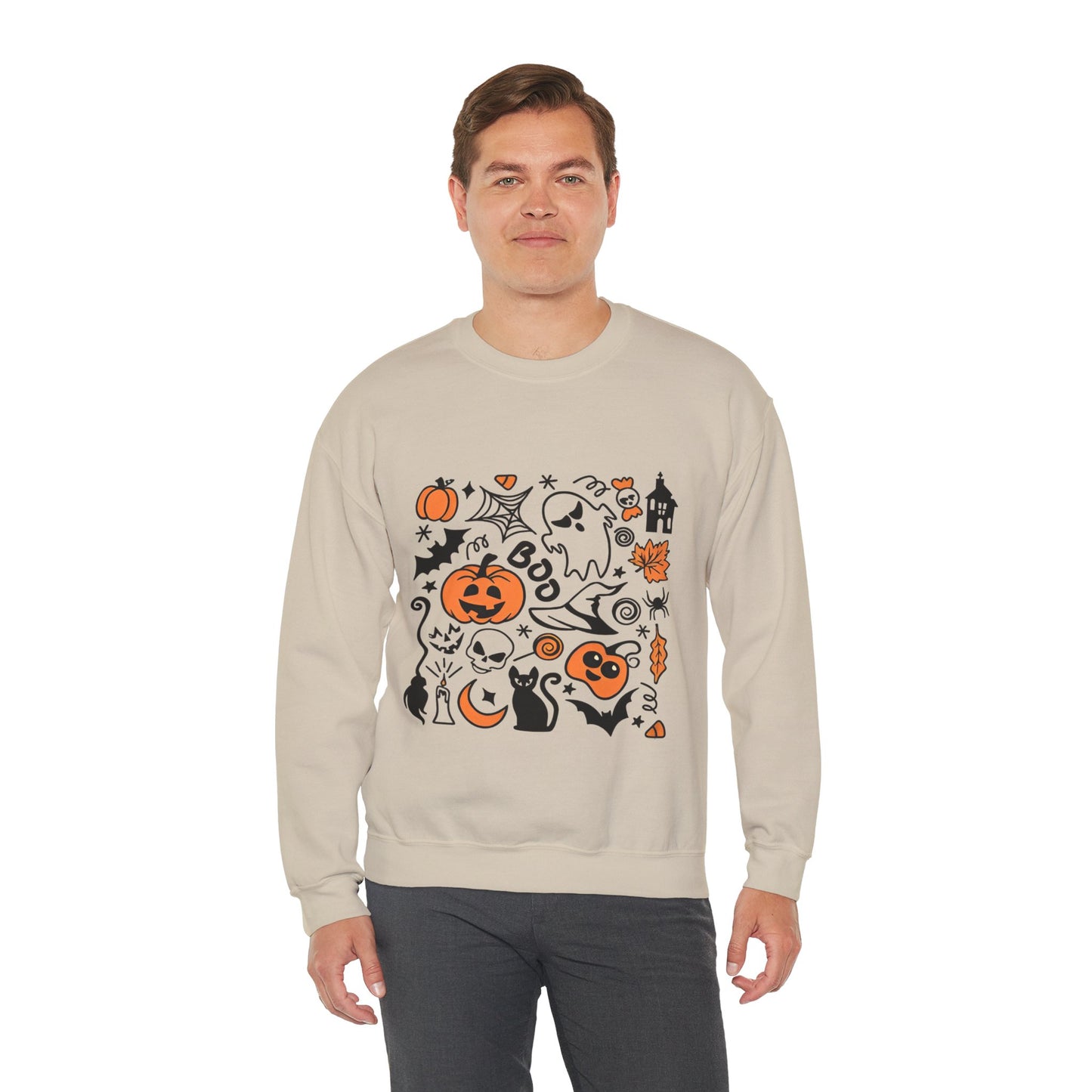Ghosts, Ghouls, and Pumpkins sweatshirt, ghosts, pumpkins, ghouls, pumpkin spice sweatshirt, cute fall sweatshirt, pumpkin sweatshirt