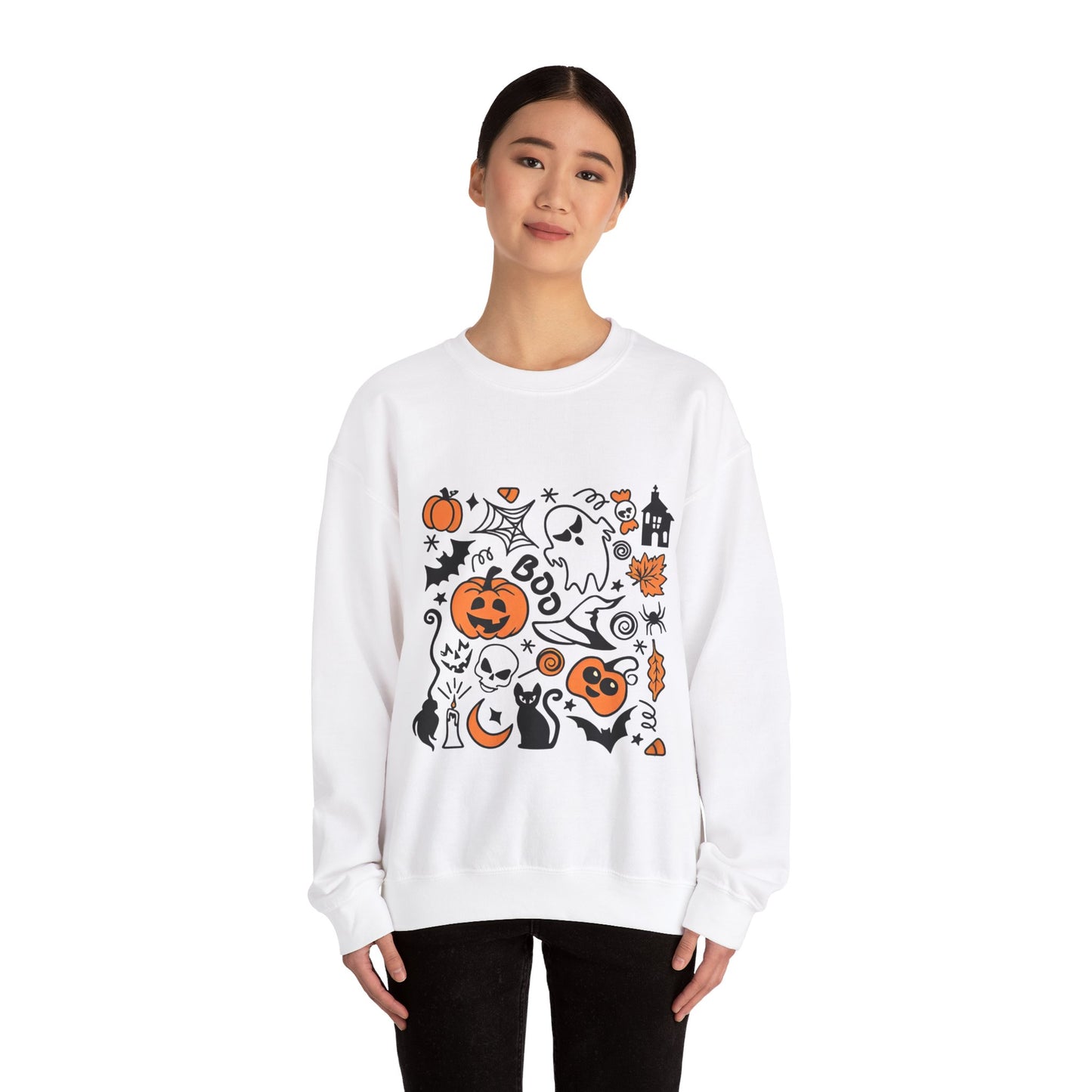 Ghosts, Ghouls, and Pumpkins sweatshirt, ghosts, pumpkins, ghouls, pumpkin spice sweatshirt, cute fall sweatshirt, pumpkin sweatshirt