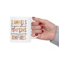 Flannels, hayrides, Pumpkins, Sweaters, Bonfires Mug, Fall Mug