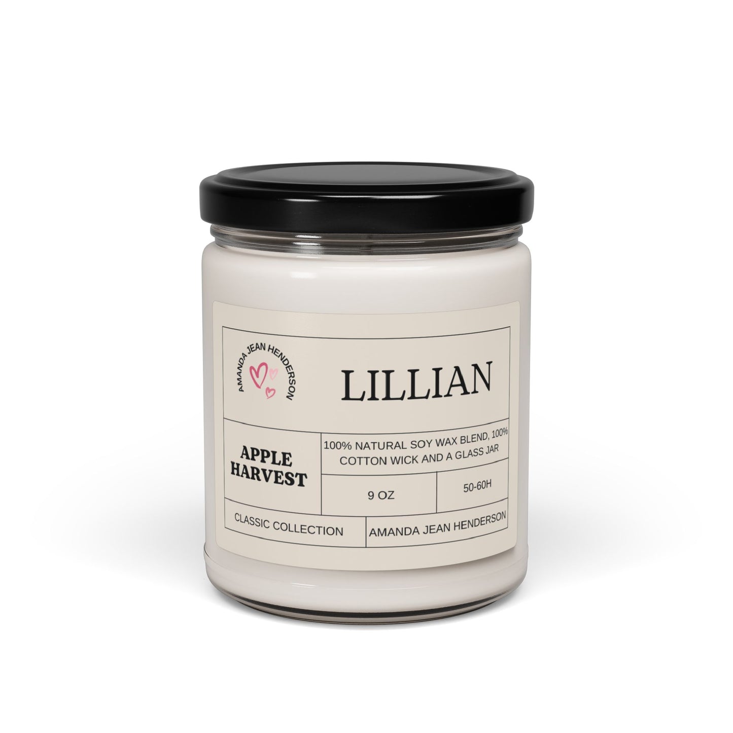 Apple Harvest, 9oz Soy Candle, Lillian, Soy Candle, Fall Harvest, Fall Candle, Harvest Candle, Harvest, Fall, Candle