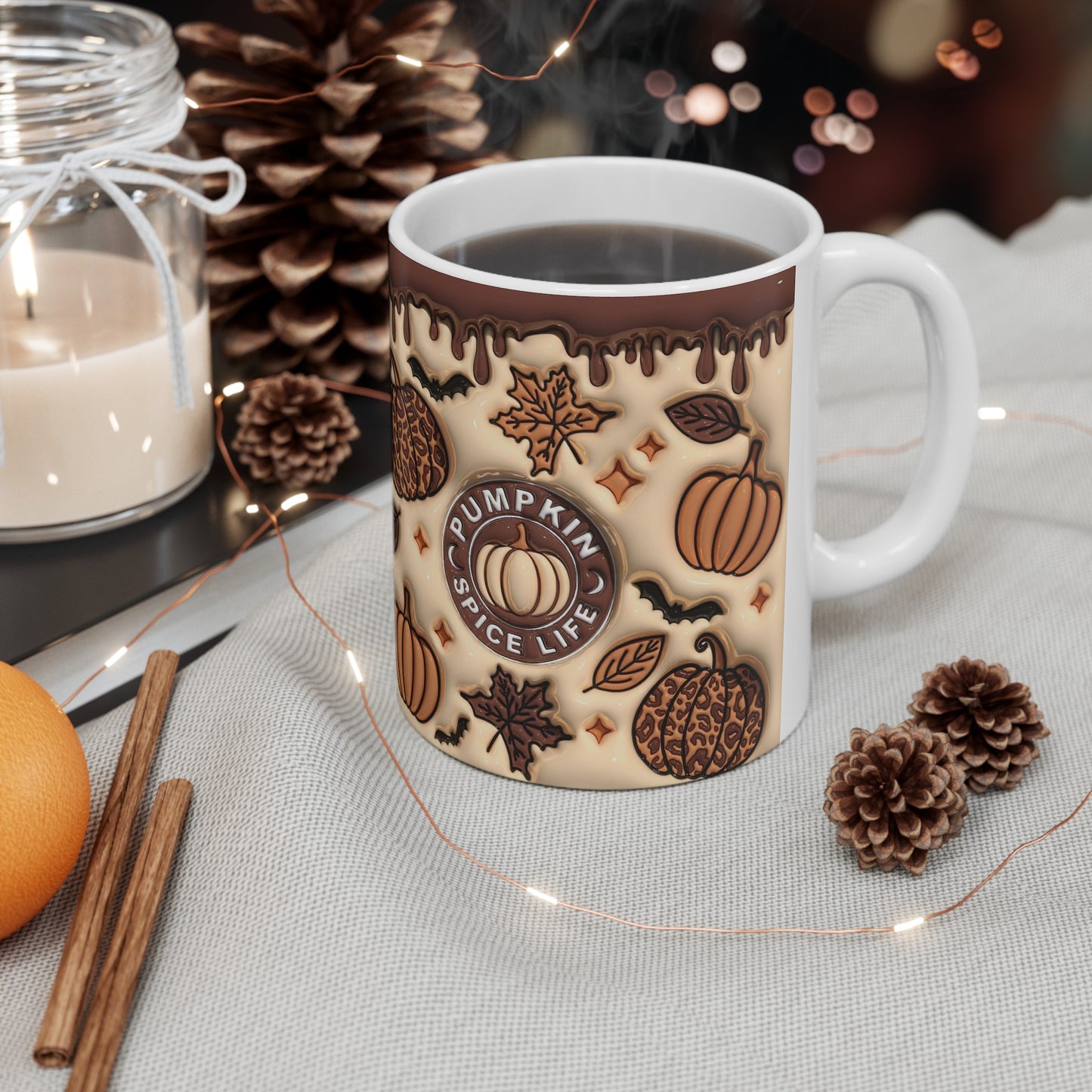 Pumpkin Spice Mug, Fall Mug, Autumn Mug