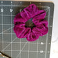 Magenta Velvet Scrunchie