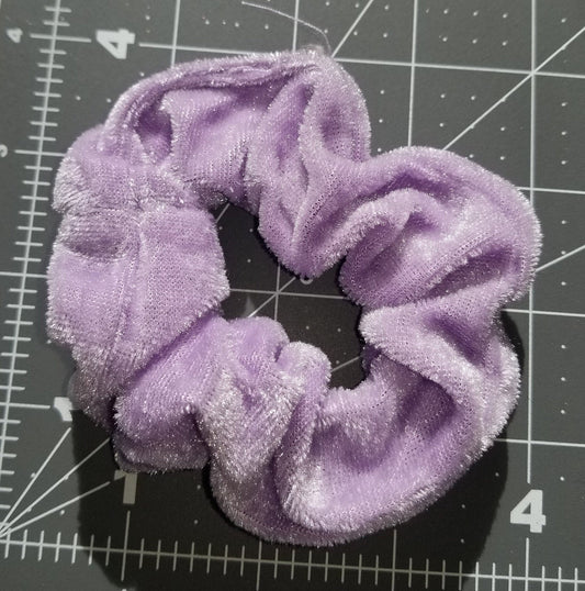 Lavender Velvet Scrunchie