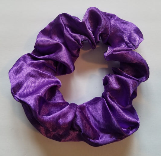 Grape Satin Scrunchie