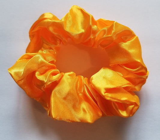 Apricot Satin Scrunchie