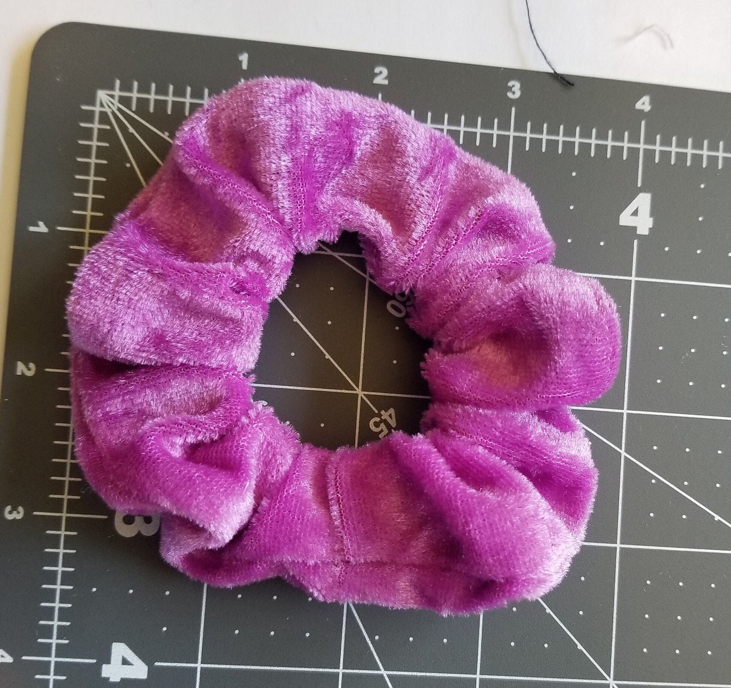 Lilac Velvet Scrunchie