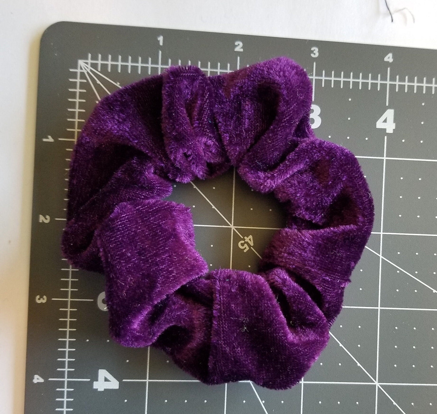 Grape Velvet Scrunchie