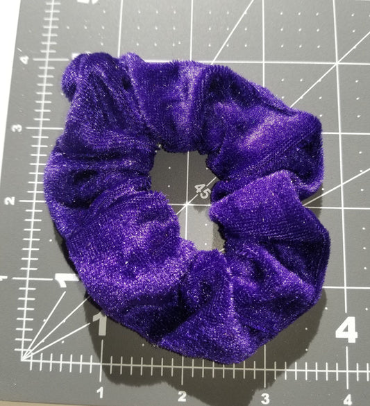 Purple Velvet Scrunchie