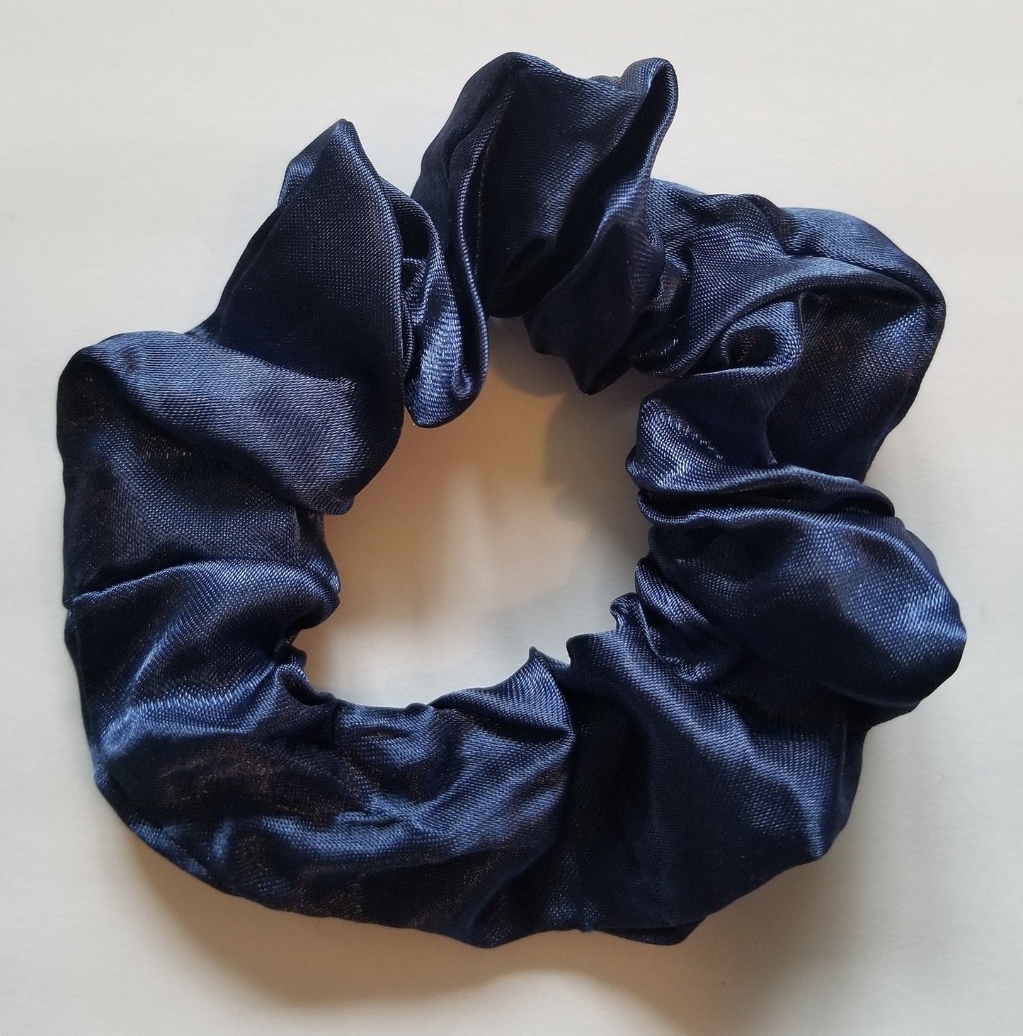 Blueberry Satin Scrunchie