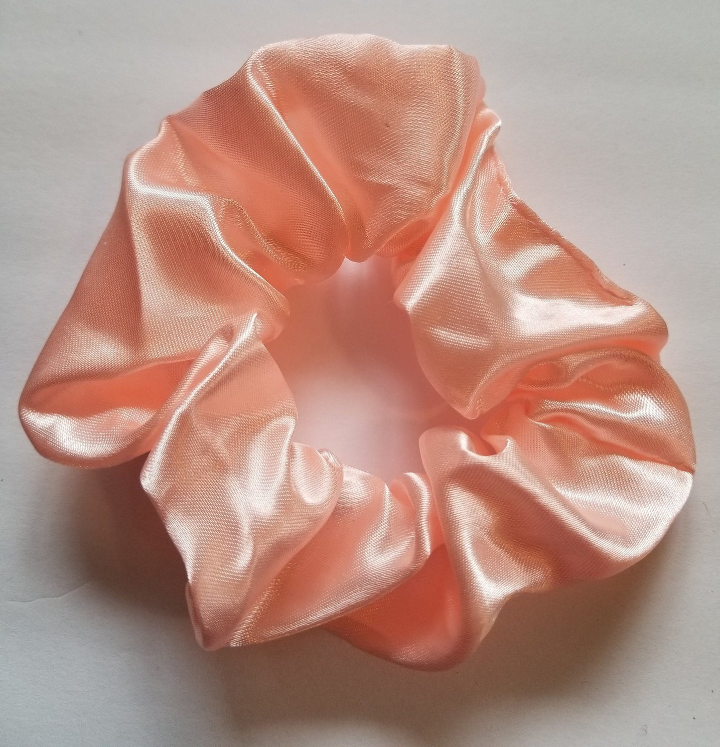 Blush Satin Scrunchie
