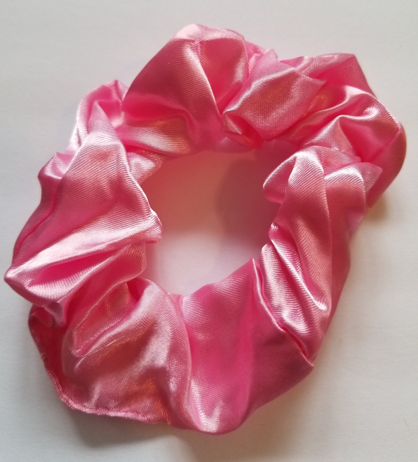 Bubblegum Satin Scrunchie