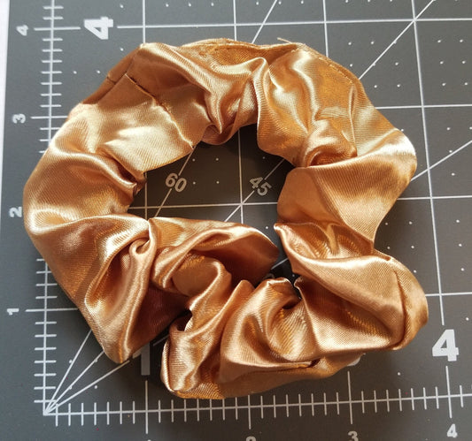 Copper Satin Scrunchie