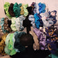 120 Handmade scrunchies for the hair tie accessories for her accessories gift for her pony tail holder for hair scrunchie with holders